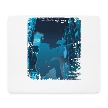 Paintball de la ville asiatique - Tapis de souris (format paysage) - blanc - Devant
