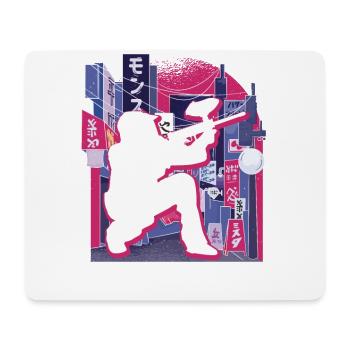 Paintball de la ville asiatique - Tapis de souris (format paysage) - blanc - Devant