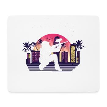 Kalifornien Palmen Paintball - Mousepad (Querformat) - Weiß - Vorne