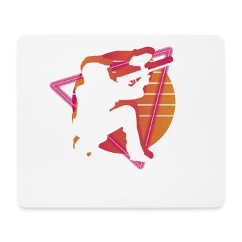 Vaporwave Paintball - Mouse Pad (horizontal) - white - Front