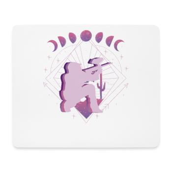 Vaporwave Weltall Paintball - Mousepad (Querformat) - Weiß - Vorne