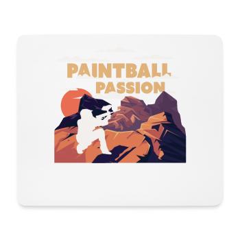 Paintball Passion - Mouse Pad (horizontal) - white - Front