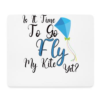 Kite Flying Kite Fan Für Fite Flying Lovers - Mousepad (Querformat) - Weiß - Vorne