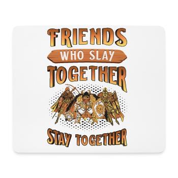 Freunde, Die Zusammen sthen, Bleiben Zusammen Rpg - Mousepad (Querformat) - Weiß - Vorne