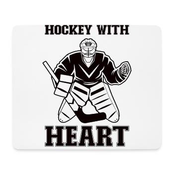 Eishockey-spieler Lustiger Eishockey-team-tormann - Mousepad (Querformat) - Weiß - Vorne