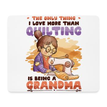 Nähen Quilter Oma Quilten - Mousepad (Querformat) - Weiß - Vorne