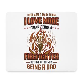 Firefighter Stolz Firefighter Papa - Mouse Pad (horizontal) - white - Front