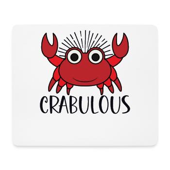 Krabbenkrabbenkrabbenflüsterer Krabbenjagdfischer - Mousepad (Querformat) - Weiß - Vorne