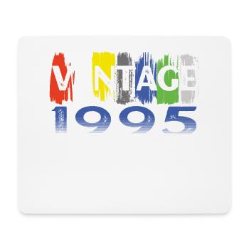 Vintage 1995 Retro Bitrthday Limited Edition - Mouse Pad (horizontal) - white - Front