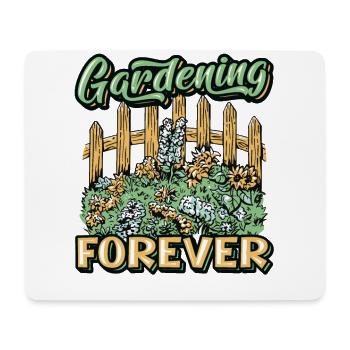 Gartenarbeit, Forever Gardener. - Mousepad (Querformat) - Weiß - Vorne