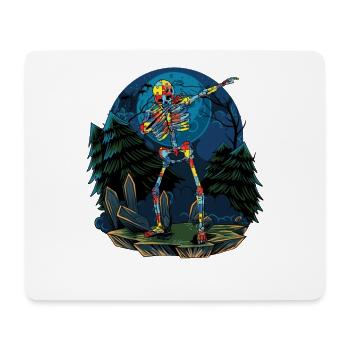Es Ist Okay, Ein Bisschen Anders Zu Sein Als - Mousepad (Querformat) - Weiß - Vorne