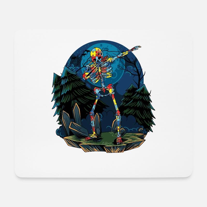 Es Ist Okay, Ein Bisschen Anders Zu Sein Als - Mousepad (Querformat) - Weiß