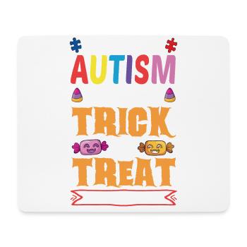 Hi, I Have Autism Autism Halloween Costume - Mouse Pad (horizontal) - white - Front