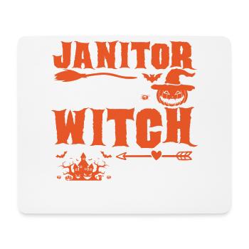 Caretaker By Day Witch By Night Caretaker - Mouse Pad (horizontal) - white - Front