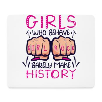 Feminism Women's Power Pro-choice Pro Abortion - Mouse Pad (horizontal) - white - Front