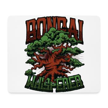 Bonsai-flüsterer, Bonsai-baum. - Mousepad (Querformat) - Weiß - Vorne