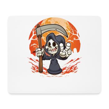 Creep It Real Halloween Costume Halloween Party - Tapis de souris (format paysage) - blanc - Devant