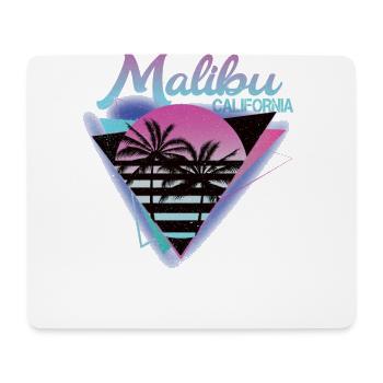 70er 80er In Der Kalifornischen Stadt Malibu - Mousepad (Querformat) - Weiß - Vorne
