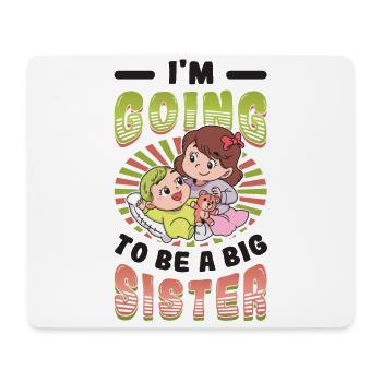 Announce in going to be a big sister 2023. - Mouse Pad (horizontal) - white - Front