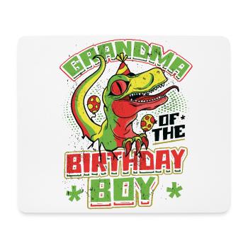 Grandma of the birthday boy - Mouse Pad (horizontal) - white - Front