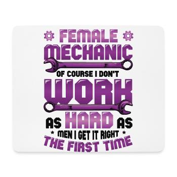 Mechanic - Mouse Pad (horizontal) - white - Front