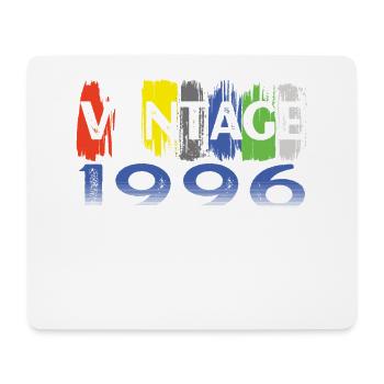 Vintage 1996 Retro Bitrthday Limited Edition - Mouse Pad (horizontal) - white - Front