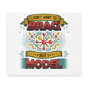 Physical Modeling, Funny Physics Lovers - Mouse Pad (horizontal) - white - Front