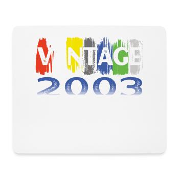 Fantastisch Seit 2003 Retro 19. Bitrthday - Mousepad (Querformat) - Weiß - Vorne