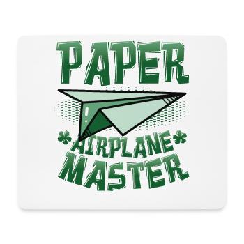 Papierflieger Master. - Mousepad (Querformat) - Weiß - Vorne