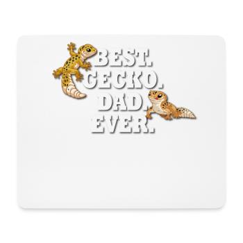 Leopardgecko - Mousepad (Querformat) - Weiß - Vorne