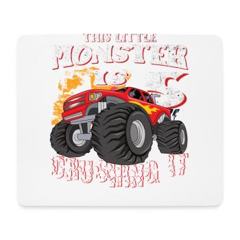 5. Geburtstag Scherzt Diesen Kleinen Monstertruck - Mousepad (Querformat) - Weiß - Vorne