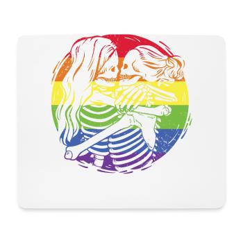 Lesben Gay Pride Bisexuell - Mousepad (Querformat) - Weiß - Vorne