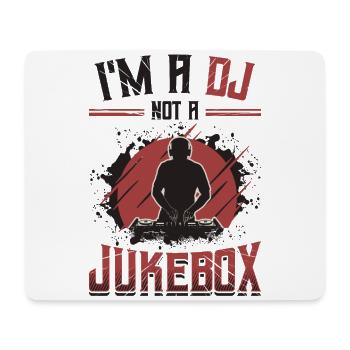 Ich Bin Ein Dj, Kein Jukebox-discjockey - Mousepad (Querformat) - Weiß - Vorne