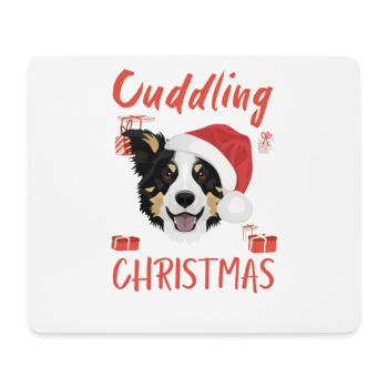 Border Collie Merry Christmas - Mouse Pad (horizontal) - white - Front