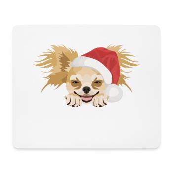 Chihuahua Merry Christmas - Mouse Pad (horizontal) - white - Front