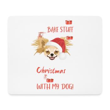 Chihuahua Merry Christmas - Mouse Pad (horizontal) - white - Front