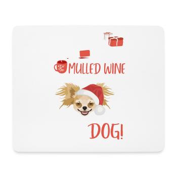 Chihuahua Mulled Wine Christmas - Mouse Pad (horizontal) - white - Front
