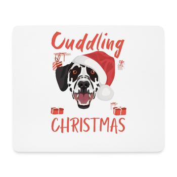 Dalmatian Merry Christmas - Mouse Pad (horizontal) - white - Front