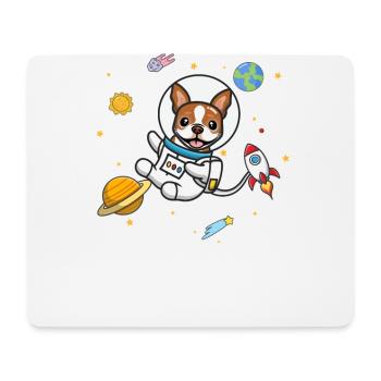 Roter Boston Terrier - Mousepad (Querformat) - Weiß - Vorne