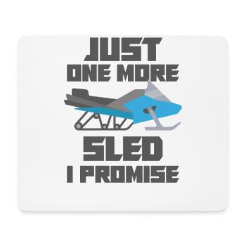 Schneemobil Schneemobil Wintersport Geschenkidee - Mousepad (Querformat) - Weiß - Vorne