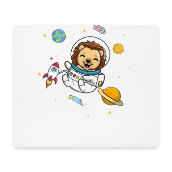 Igel - Mousepad (Querformat) - Weiß - Vorne