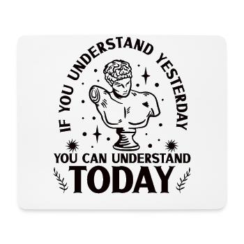 History historian History - Mouse Pad (horizontal) - white - Front