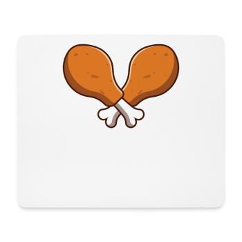 Belles jambes Thanksgiving Saison d’automne - Tapis de souris (format paysage) - blanc - Devant