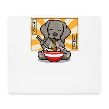 Weimaraner - Mousepad (Querformat) - Weiß - Vorne