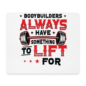 Bodybuilder Haben Etwas Zu Heben Für Gewicht - Mousepad (Querformat) - Weiß - Vorne
