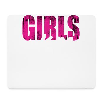 Girl in a Mission Groom Squad - Mouse Pad (horizontal) - white - Front