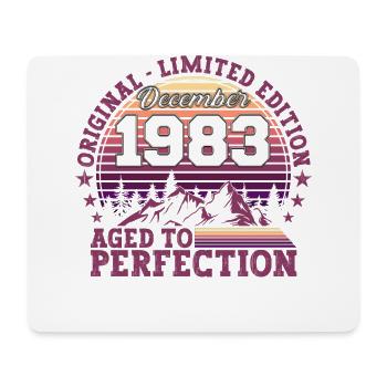 Original December 1983 39th birthday gift - Mouse Pad (horizontal) - white - Front