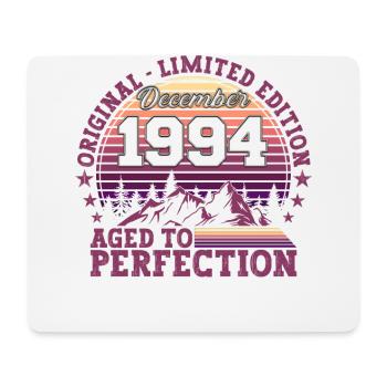 Original December 1994 28th birthday gift - Mouse Pad (horizontal) - white - Front