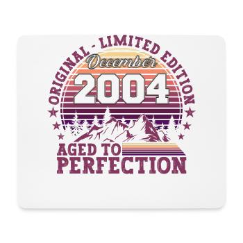 Original December 2004 18th Birthday Gift - Mouse Pad (horizontal) - white - Front