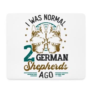 I was a normal German 2 years ago - Mouse Pad (horizontal) - white - Front